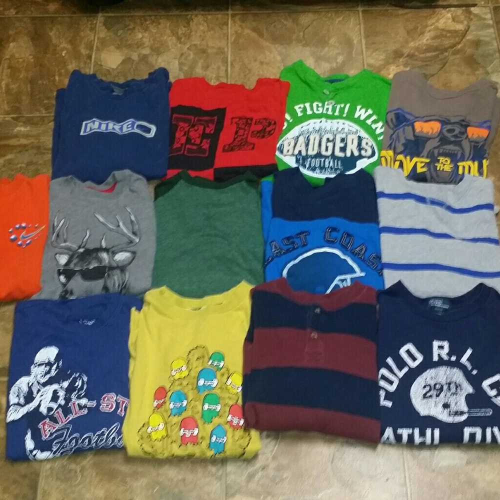 Boys shirts size 10/12
